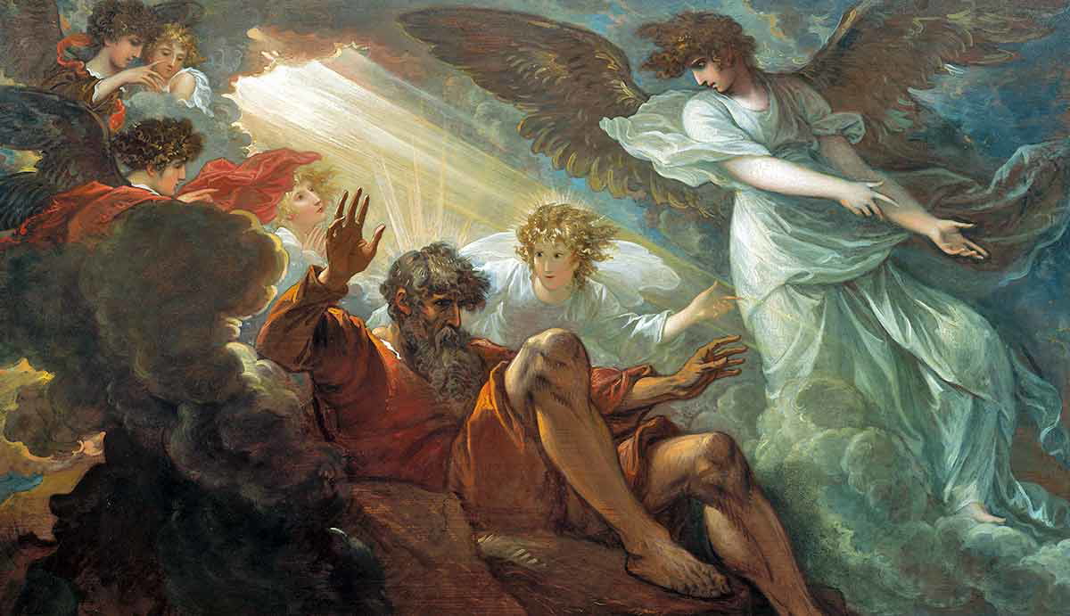 west moses shown the promised land pentateuch