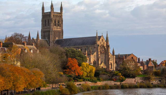 Worcestershire's iconic cathedral by the river