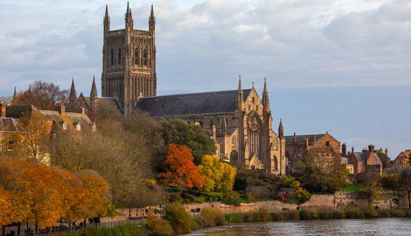 Worcestershire's iconic cathedral by the river