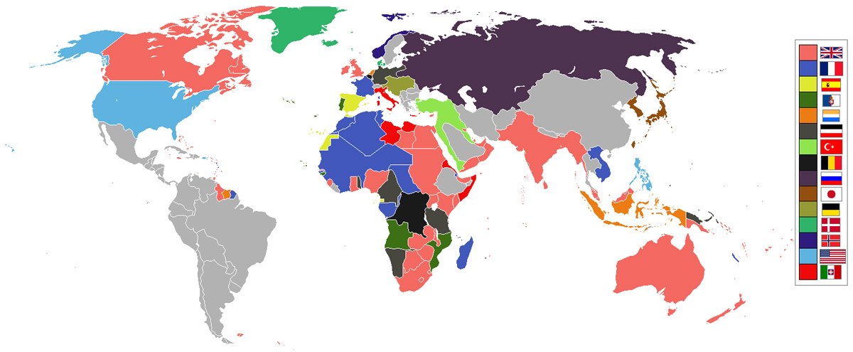 1914 empires colonies