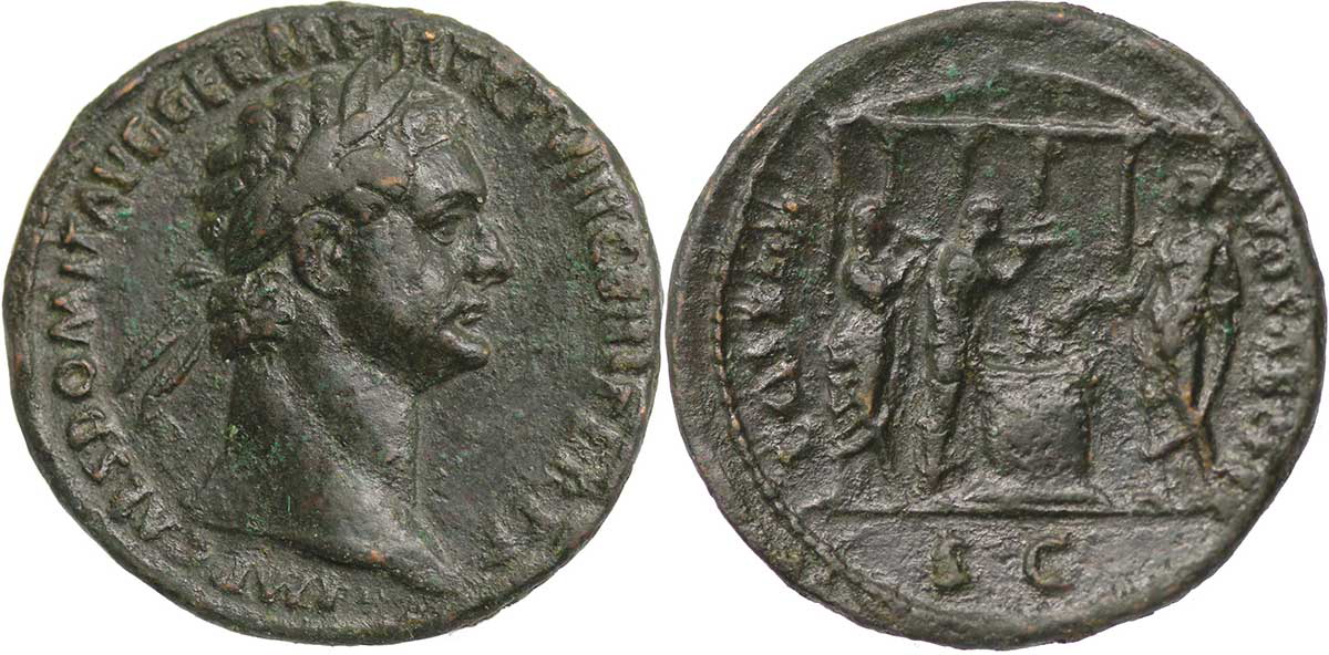 Coin Domitian Ludi Saeculares