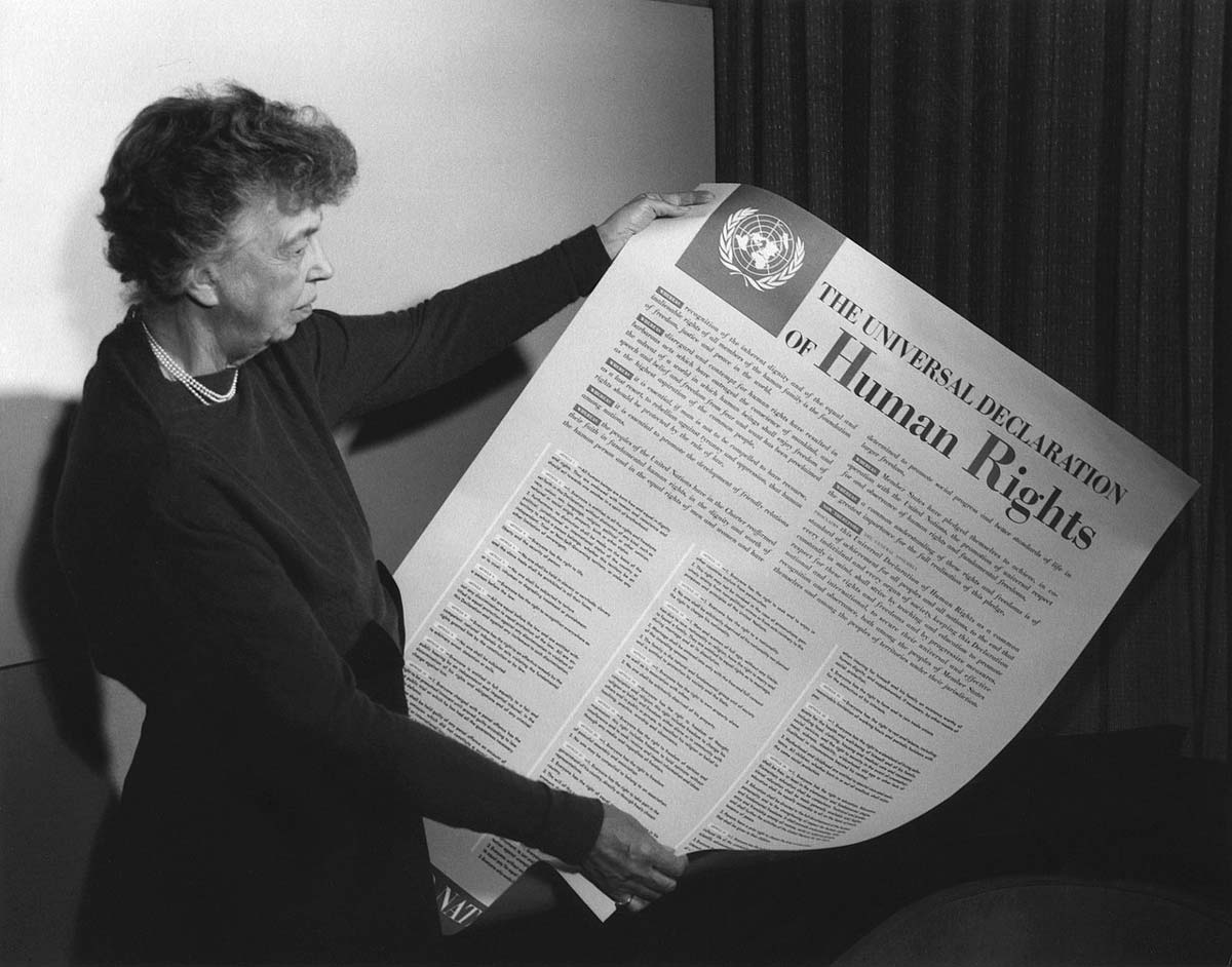 Eleanor Roosevelt UDHR