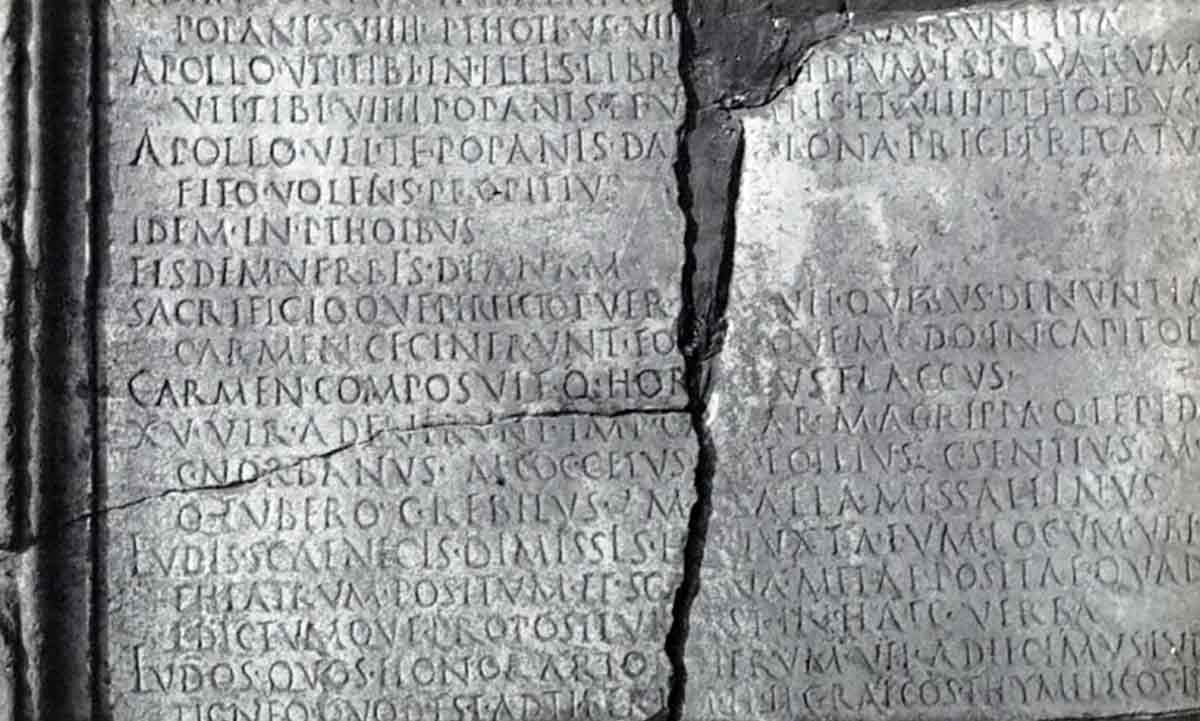 Ludi Saeculares Inscription
