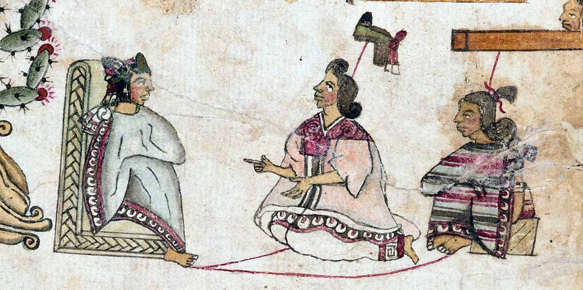 Montezuma daughter son codex cozcatin