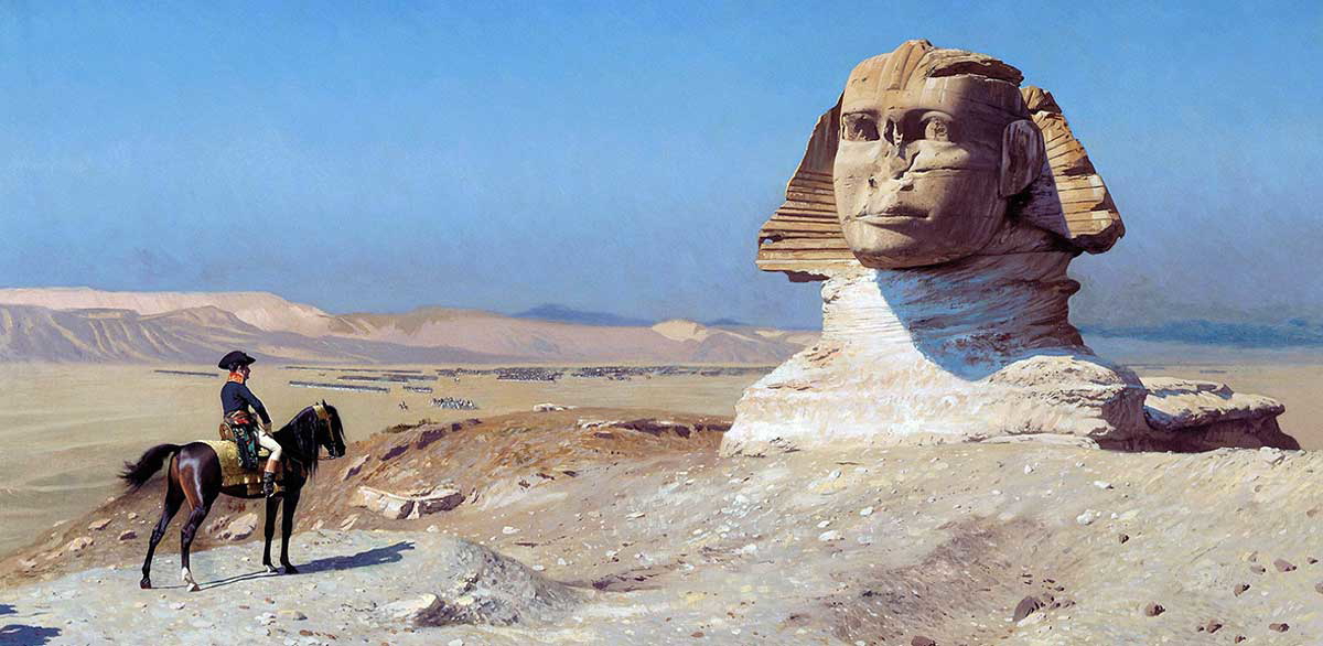 Napoleon Before Sphinx