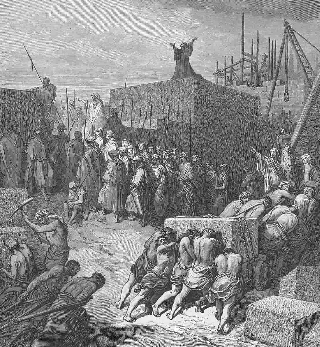 Rebuilding of the Temple illustration
