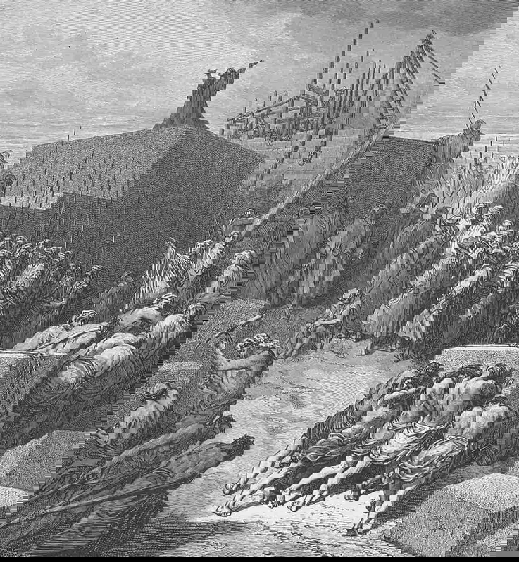 Rebuilding of the Temple illustration