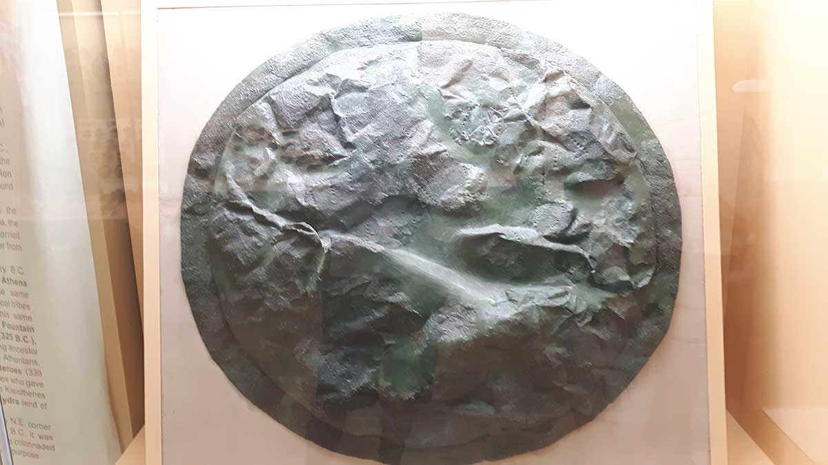 Spartan Shield Sphacteria Agora Athens