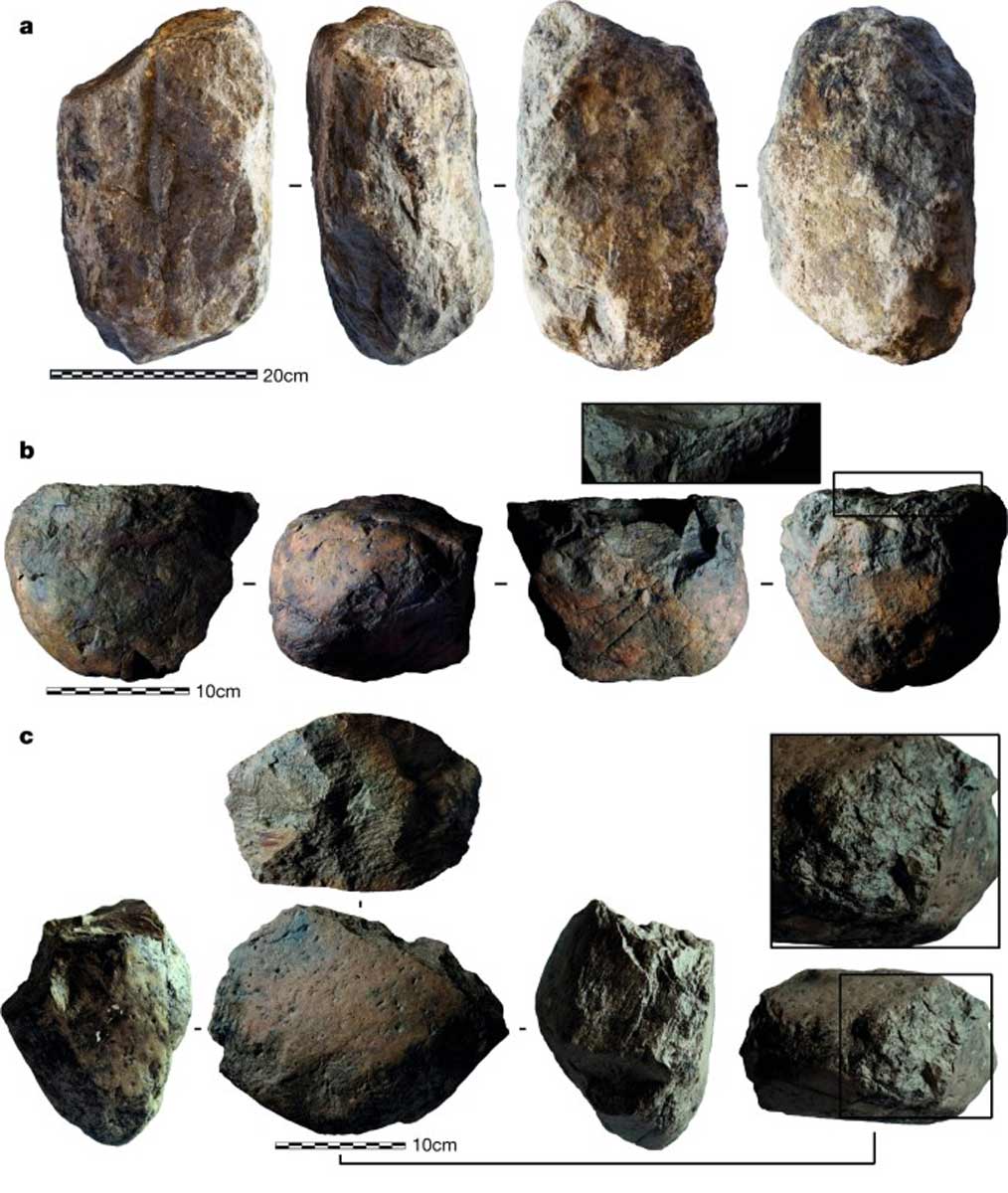 Stone artifacts Lomekwi