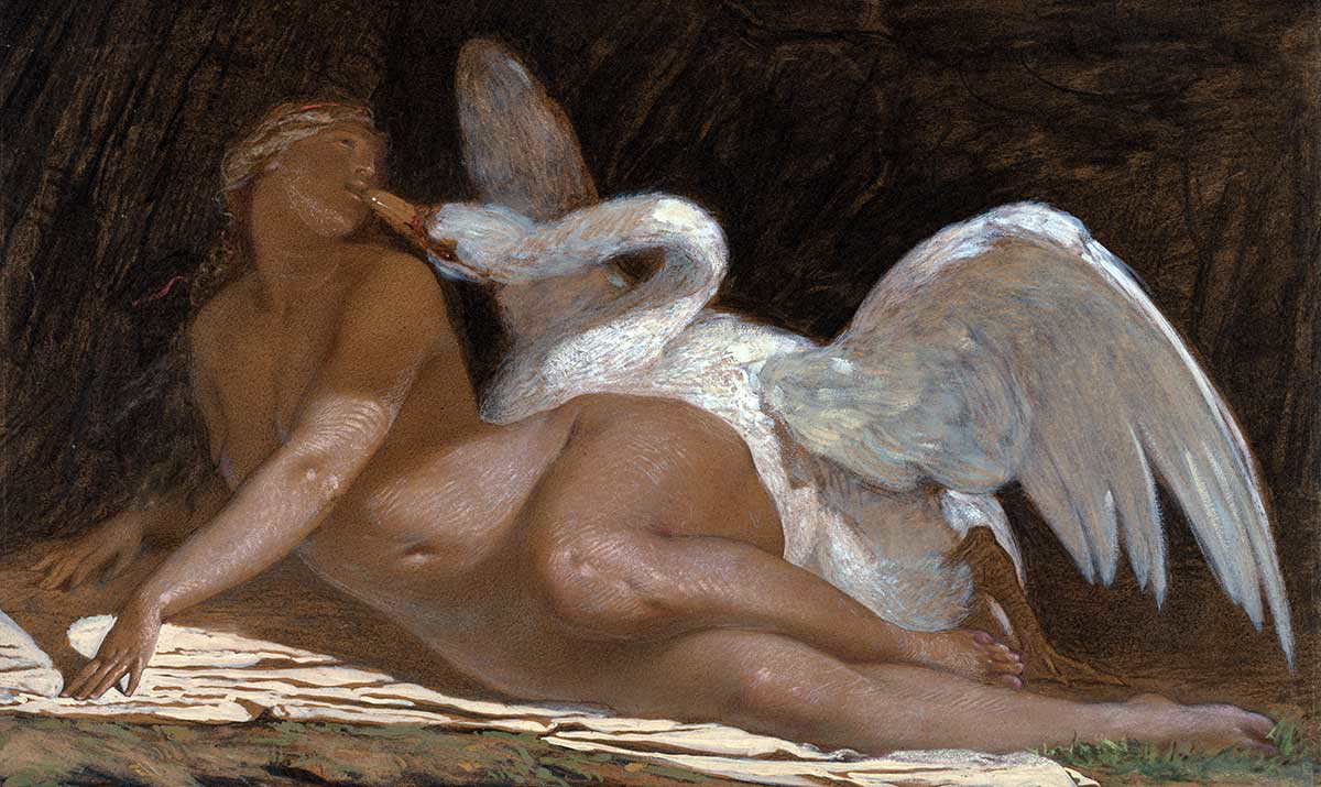 adolphe yvone leda and the swan