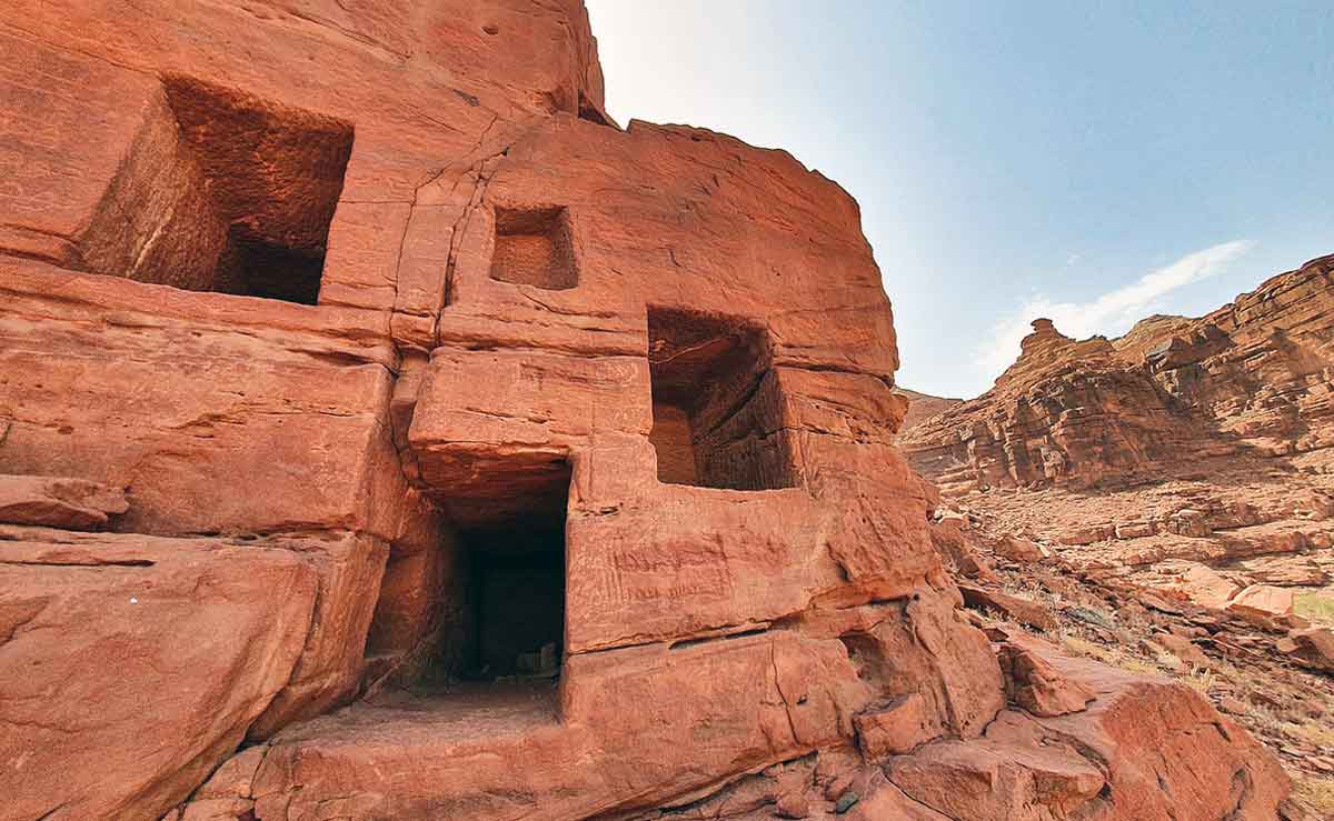 ancient site of dadan at al ula 1st millenium bce