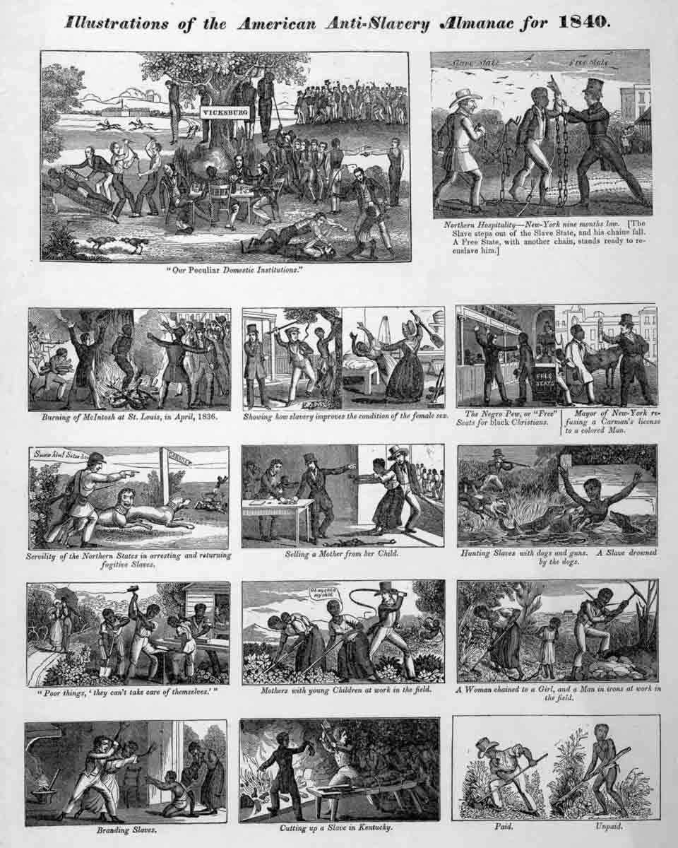 anti slavery almanac 1840