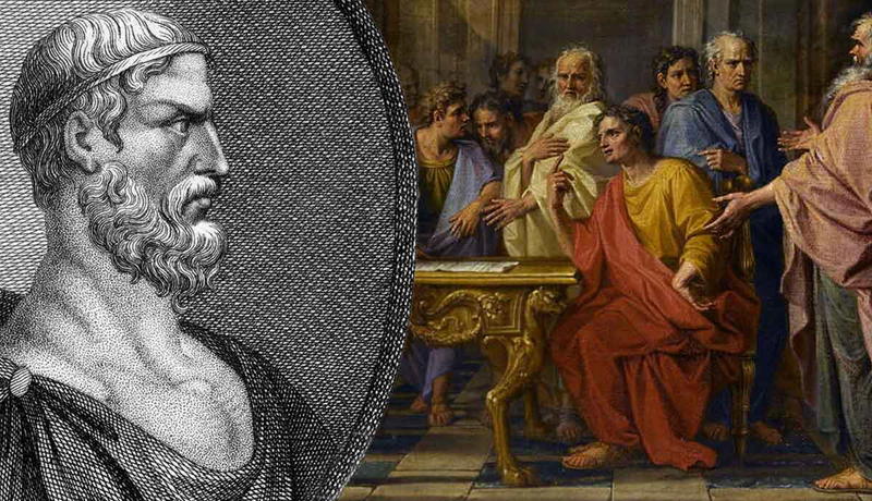 Bust of Draco and Solon's court