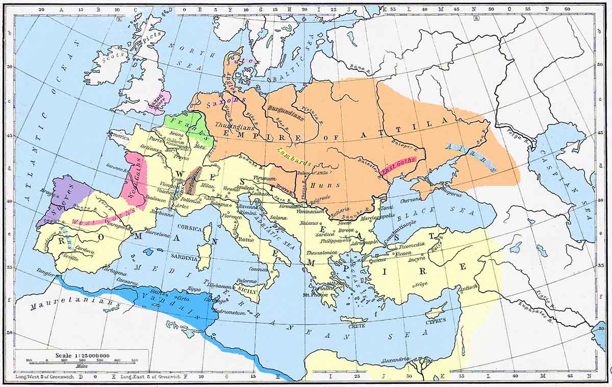 attila empire 450