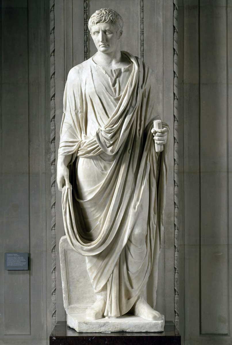 augustus statue togate marble