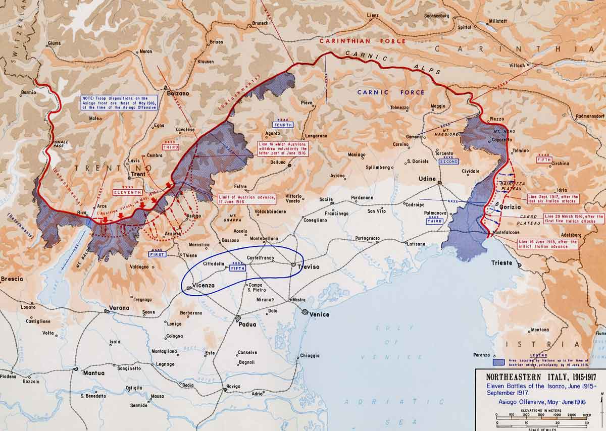 battles of the isonzo wwi