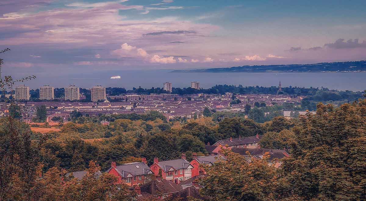 belfast lough evening the troubles