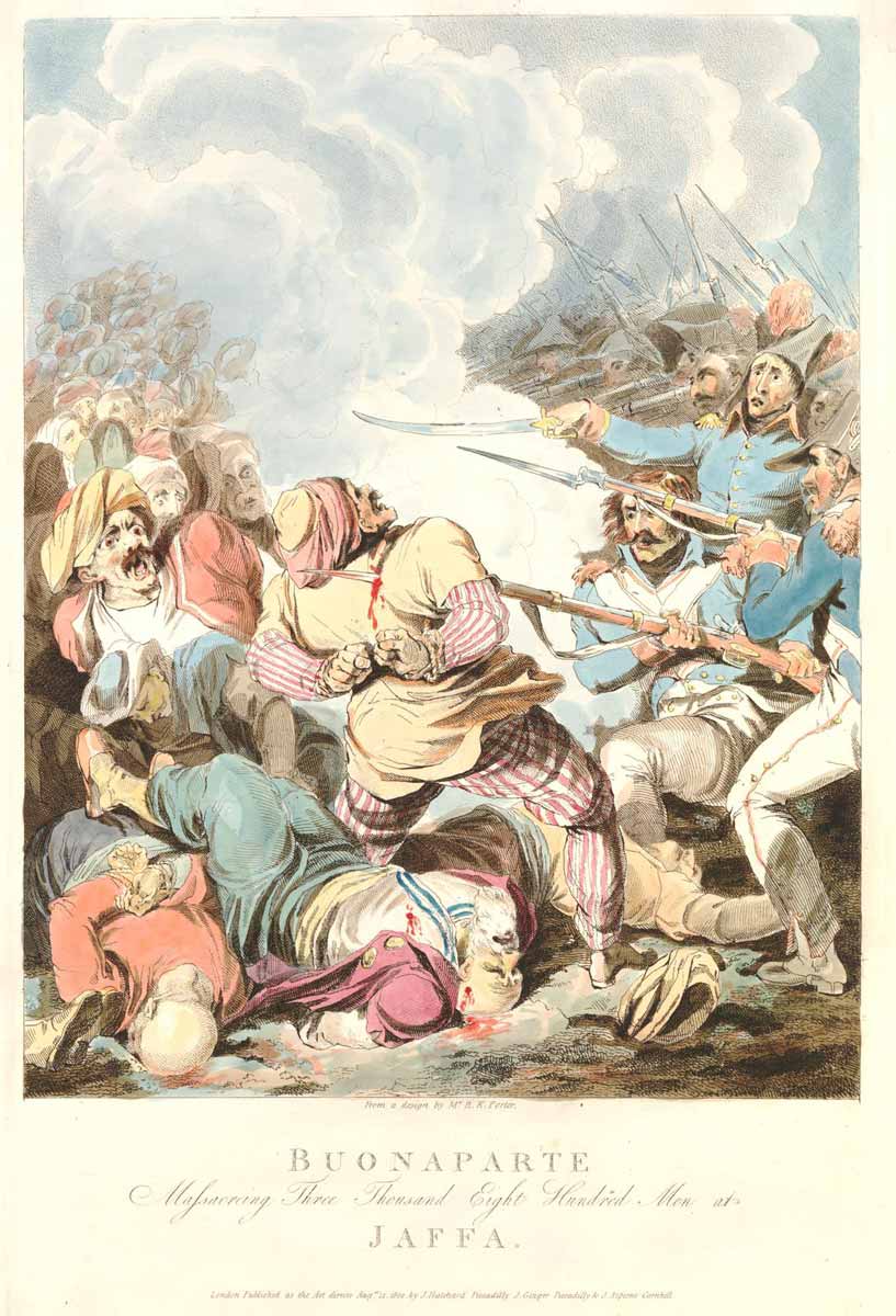 bonaparte massacre jaffa engraving