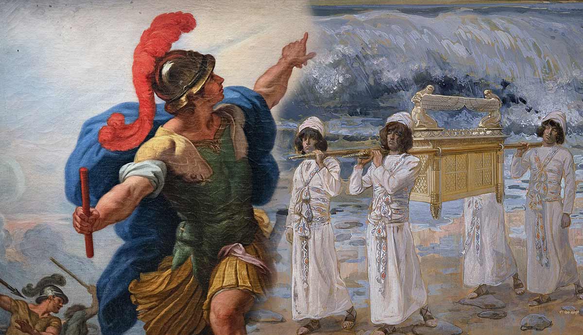 Composite of Tissot and Maratta paintings