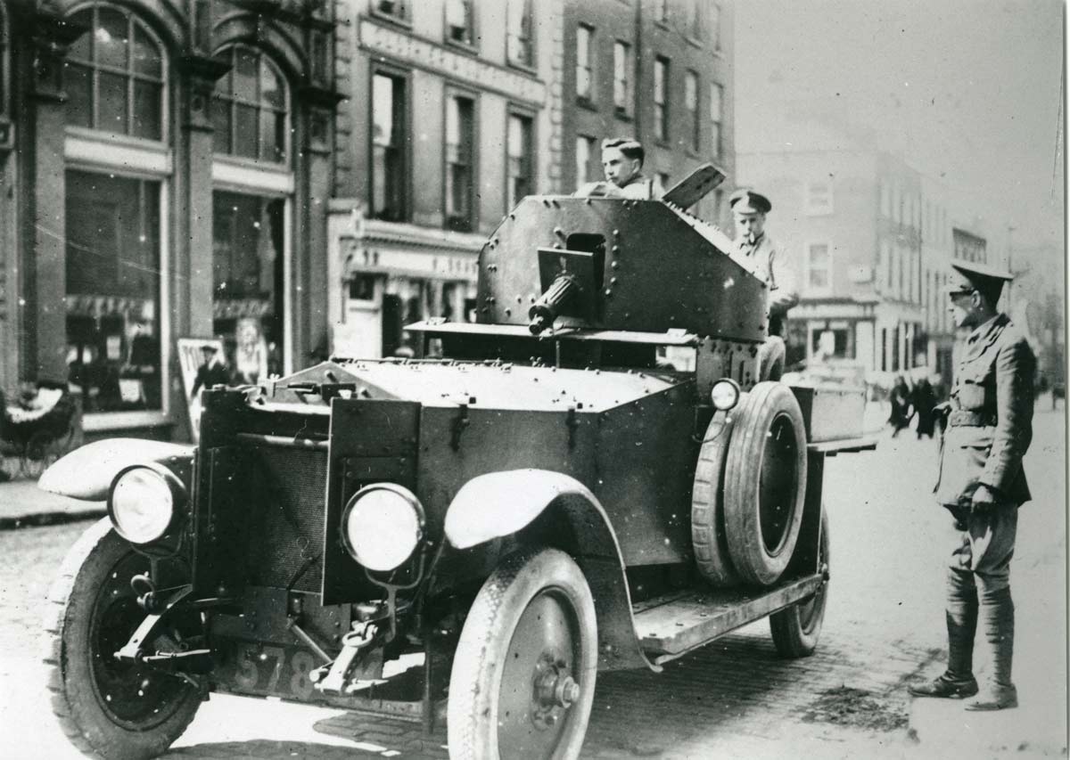 british army vehicle dublin