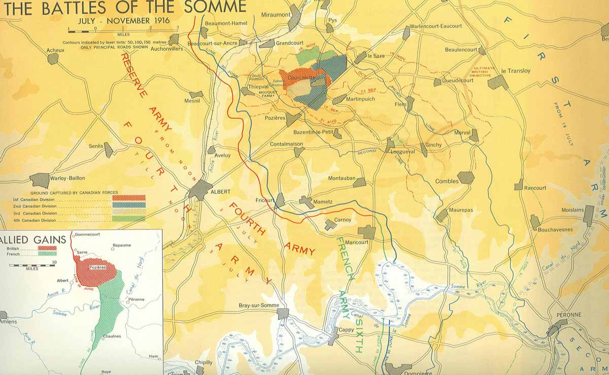 canadian armies battle of the somme