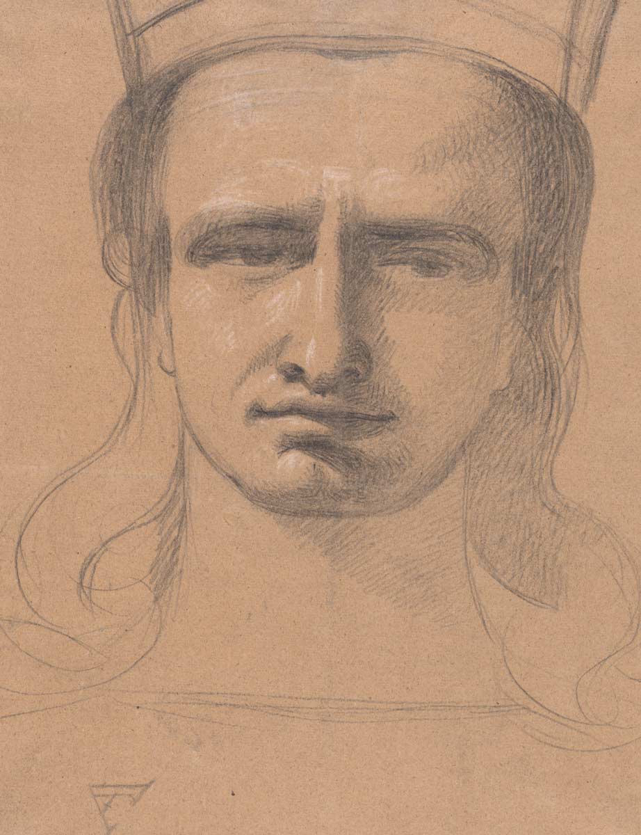 chalk drawing solomon