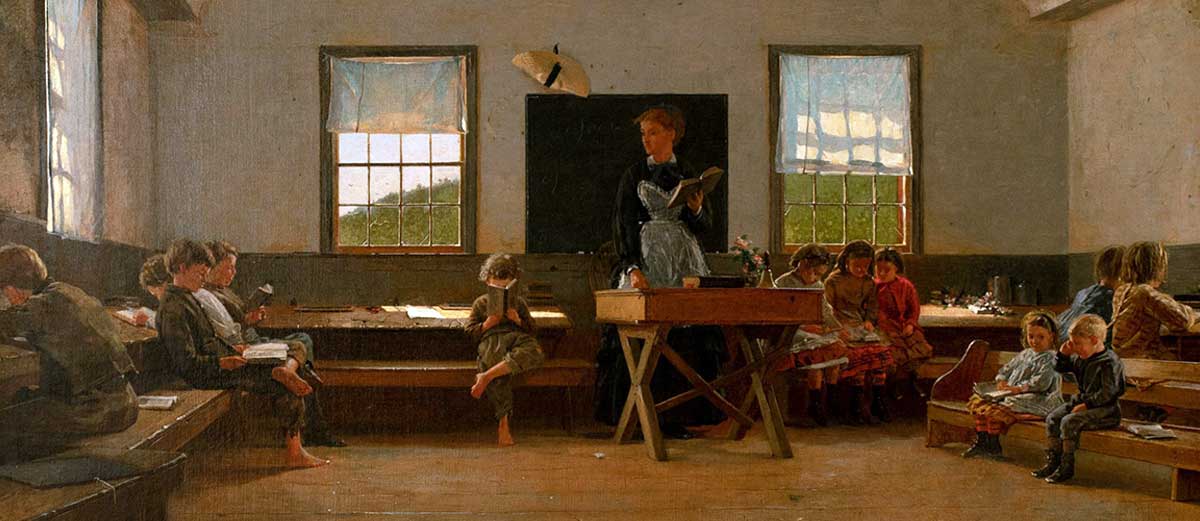 country school 1871 winslow homer saint louis