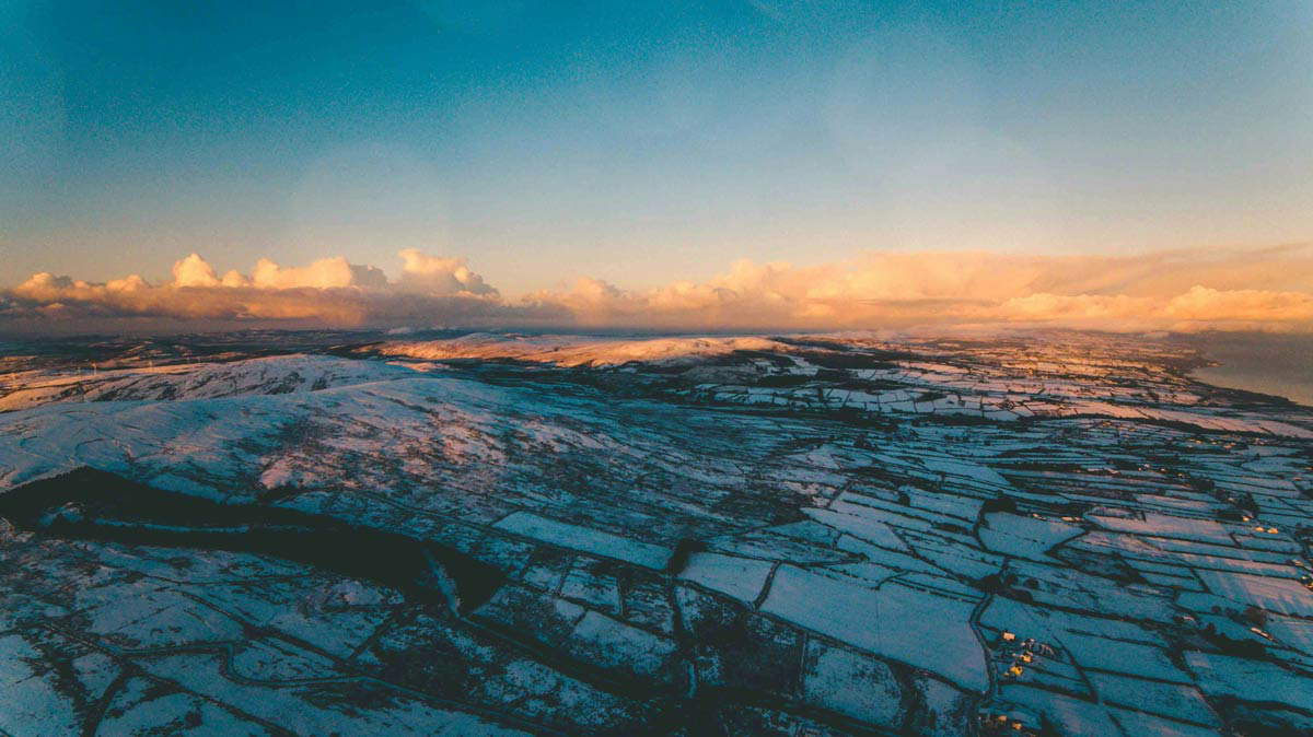 donegal ireland snow