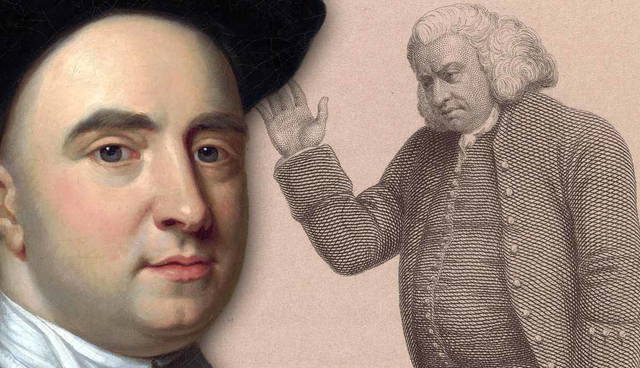 George Berkeley portrait with Samuel Johnson illustration