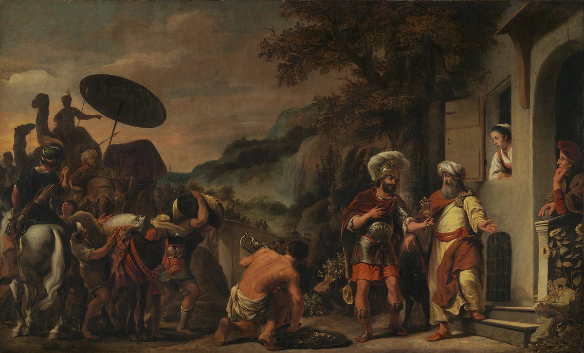 elisha refusing naamans gifts ferdinand bol
