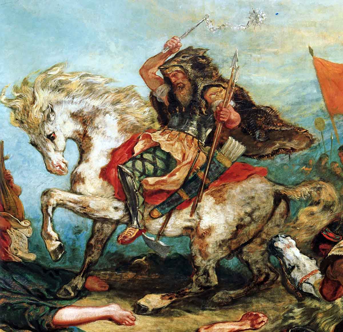 eugene delacroix attila