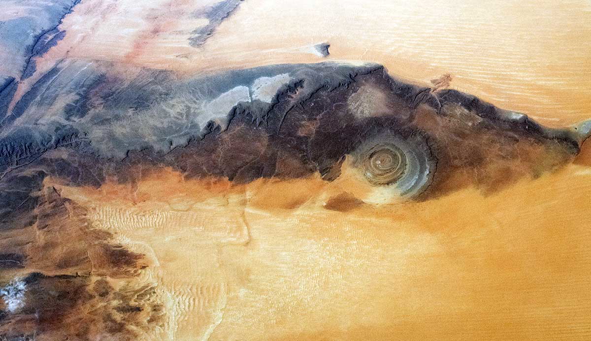 eye sahara richat structure nasa satellite