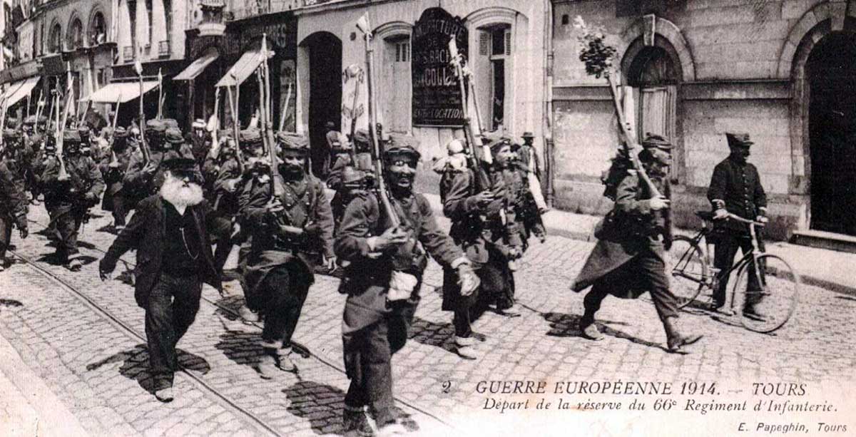 french infantry in tours