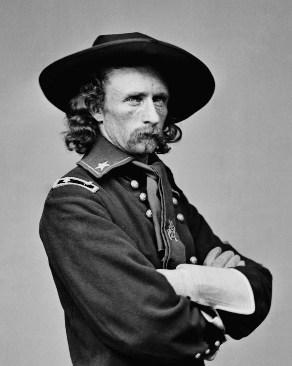 george custer standing portrait