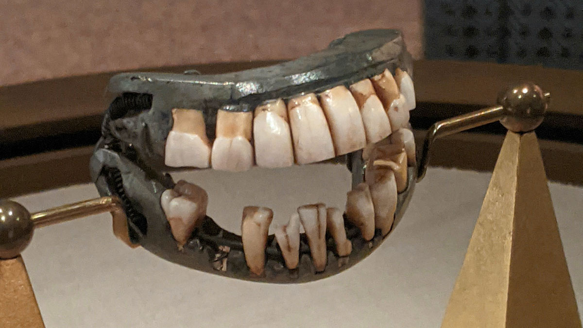 george washington full set dentures