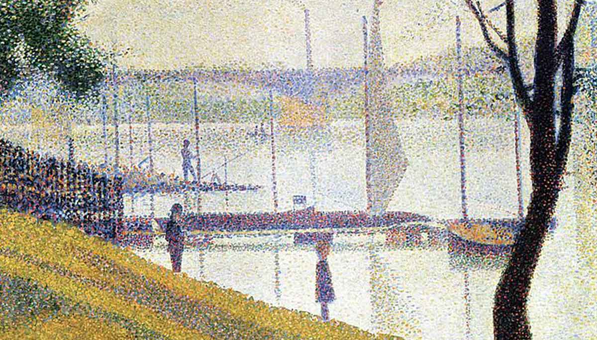 georges seurat bridge courbevoie painting