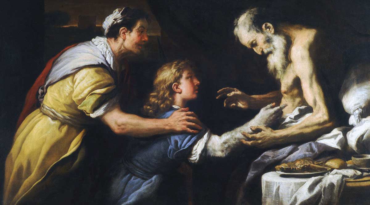 giordano presentation of jacob to isaac painting