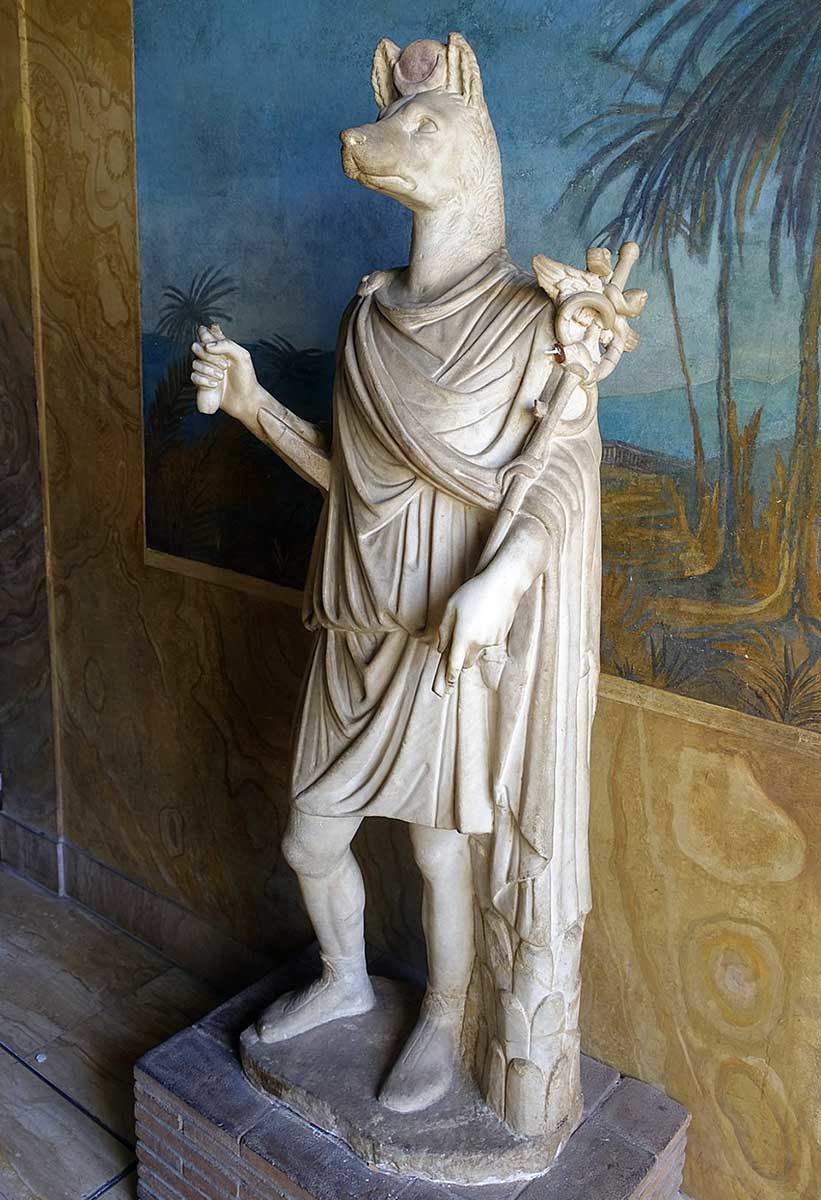 hermanubis antium vatican greco egyptian god