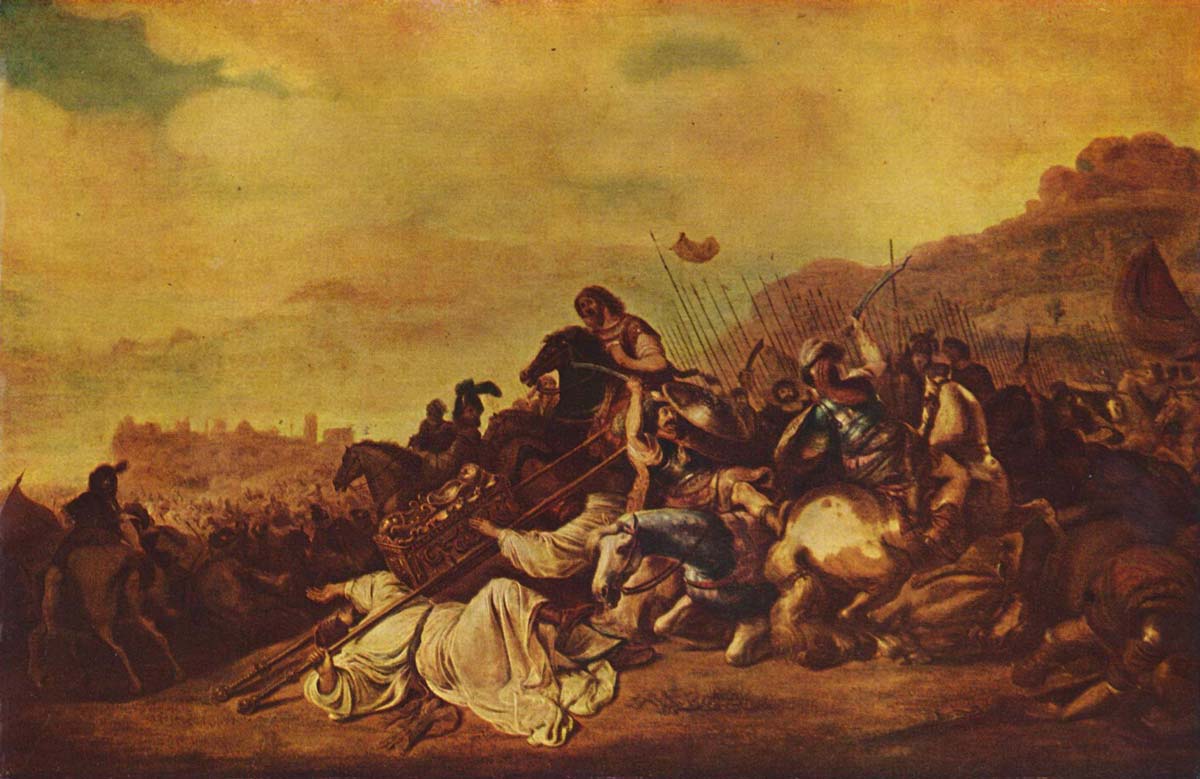 holy ark falling hands philistines gerrit claesz bleker