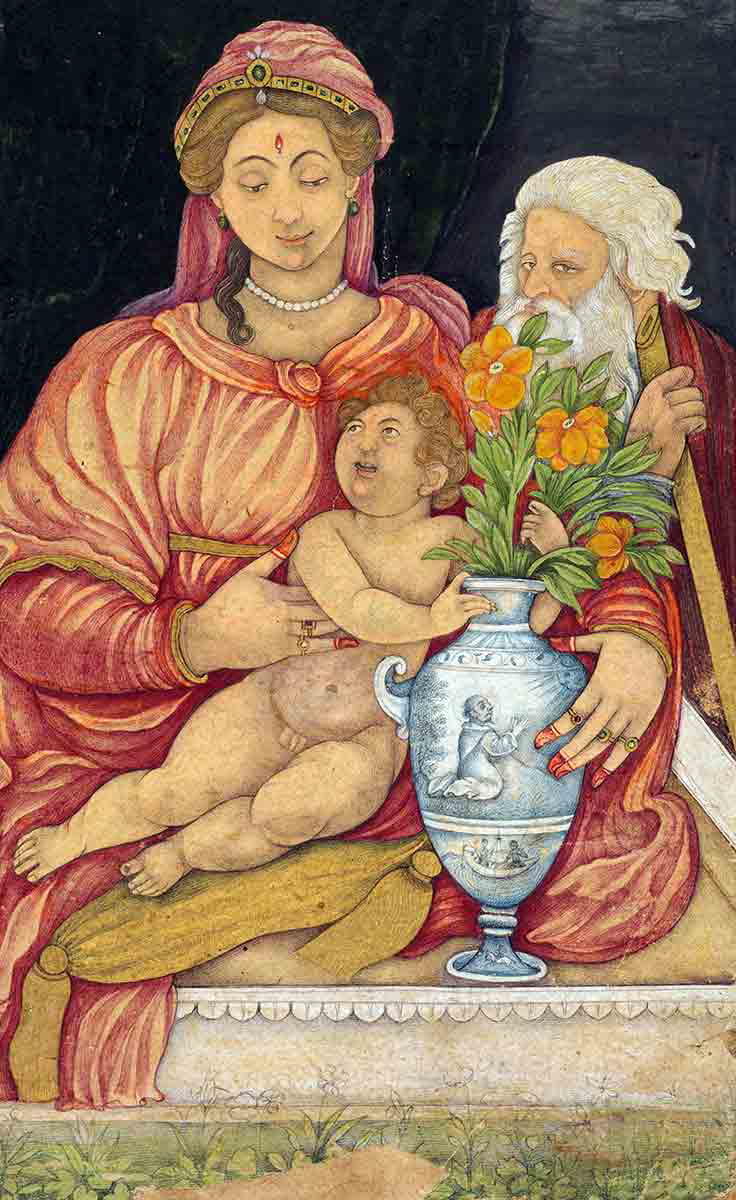 holy family painting jesus childhood