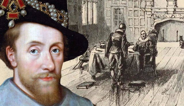 King James I and Star Chamber depiction