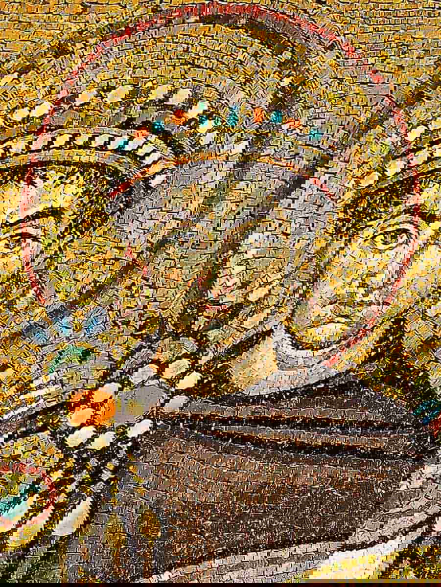 justinian i mosaic byzantine empire