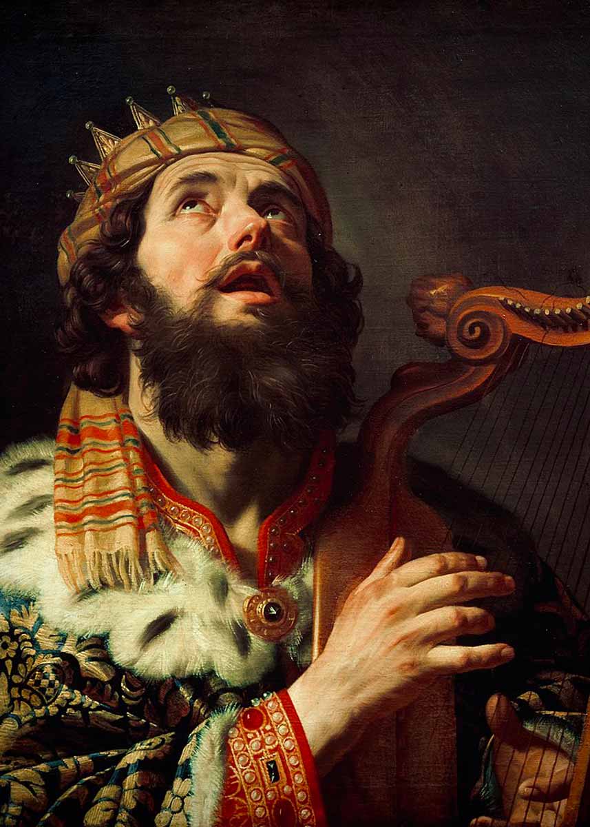 king david with harp 2 samuel