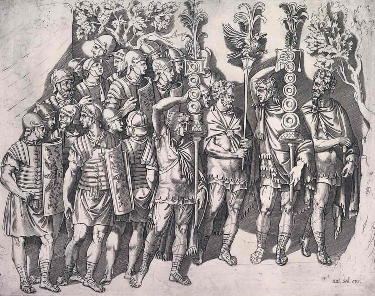 legion roman drawing
