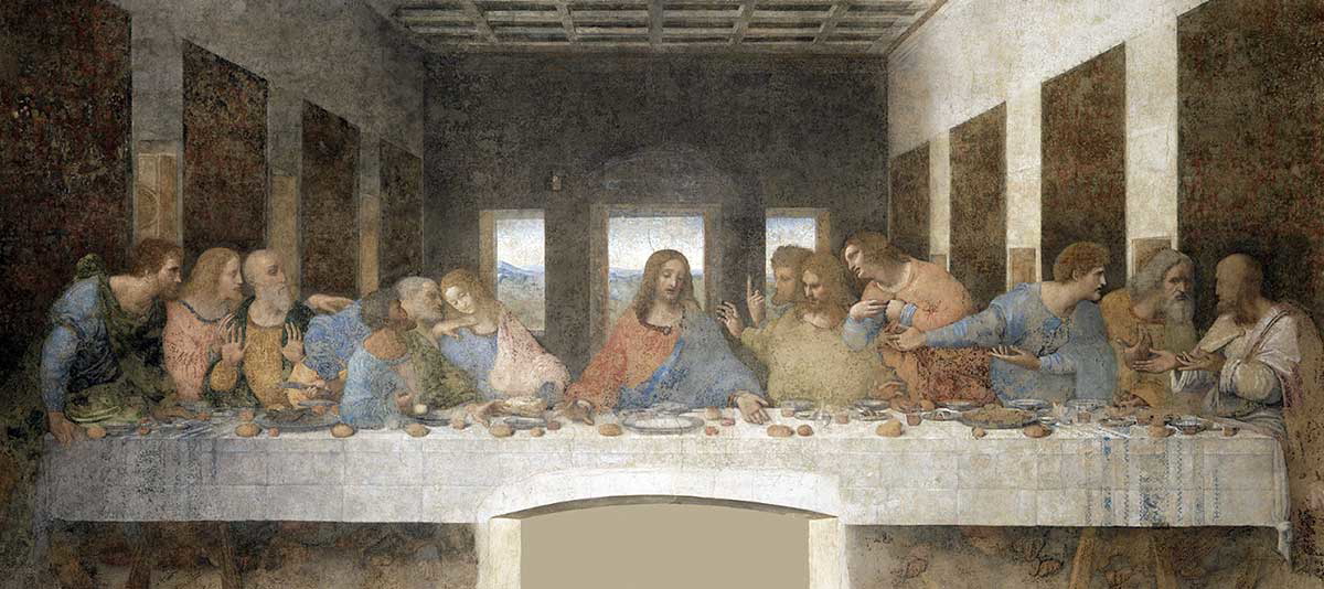 leonardo vinci last supper mural
