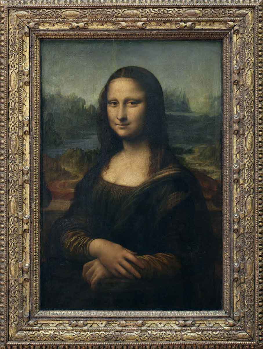 leonardo vinci mona lisa frame painting