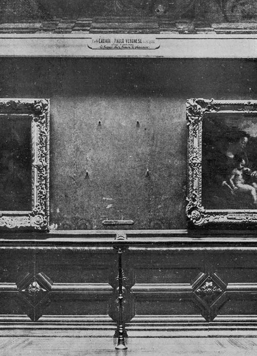 leonardo vinci mona lisa theft vacant place museum 1911