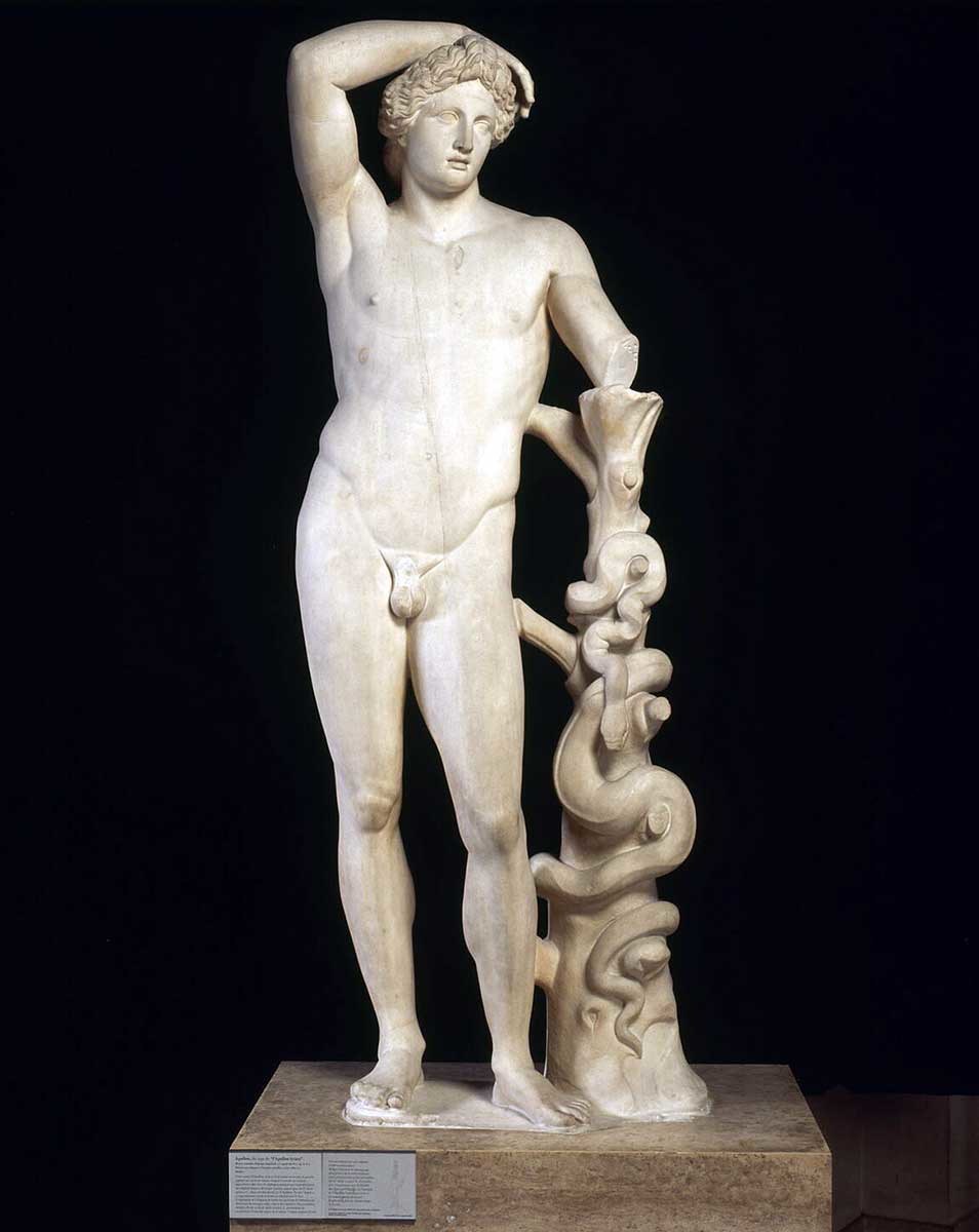 lycian apollo marble statue