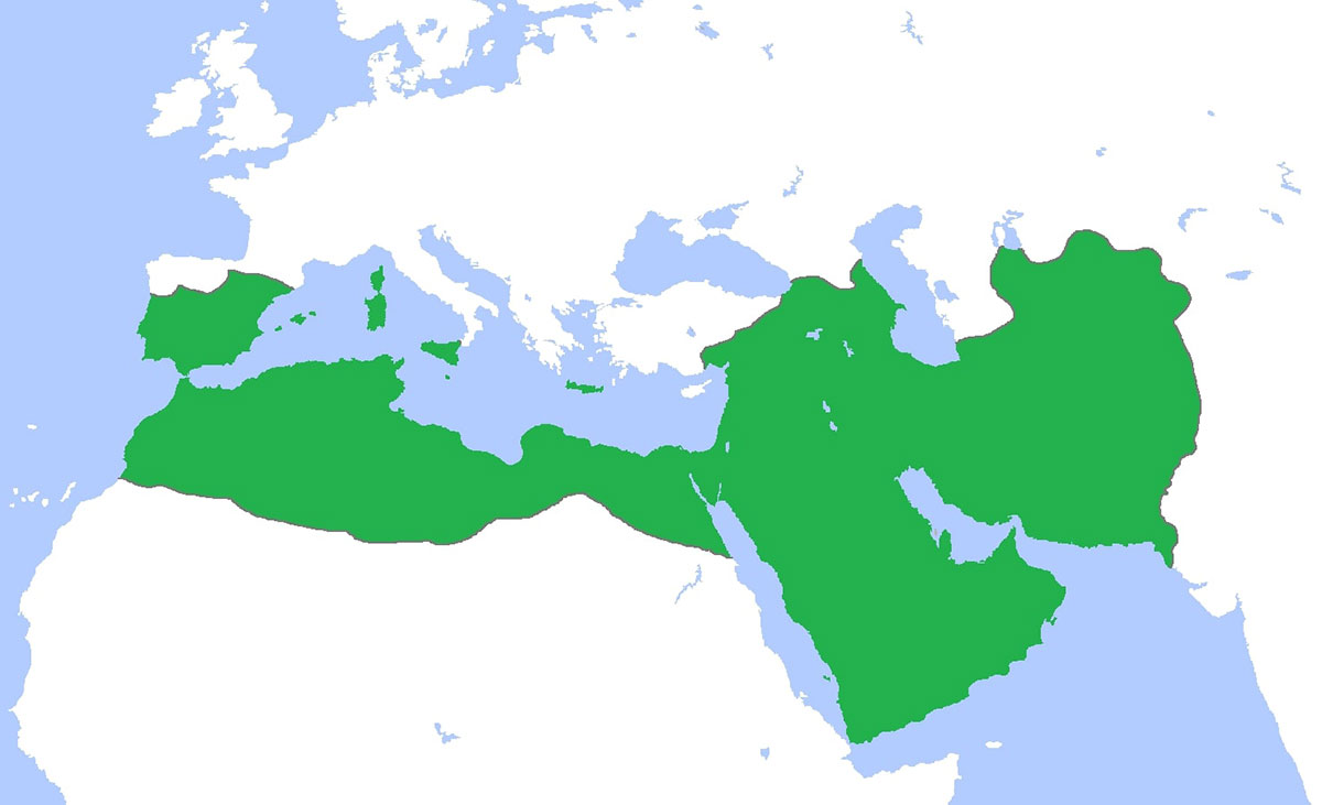 map islamic world after 850 ce
