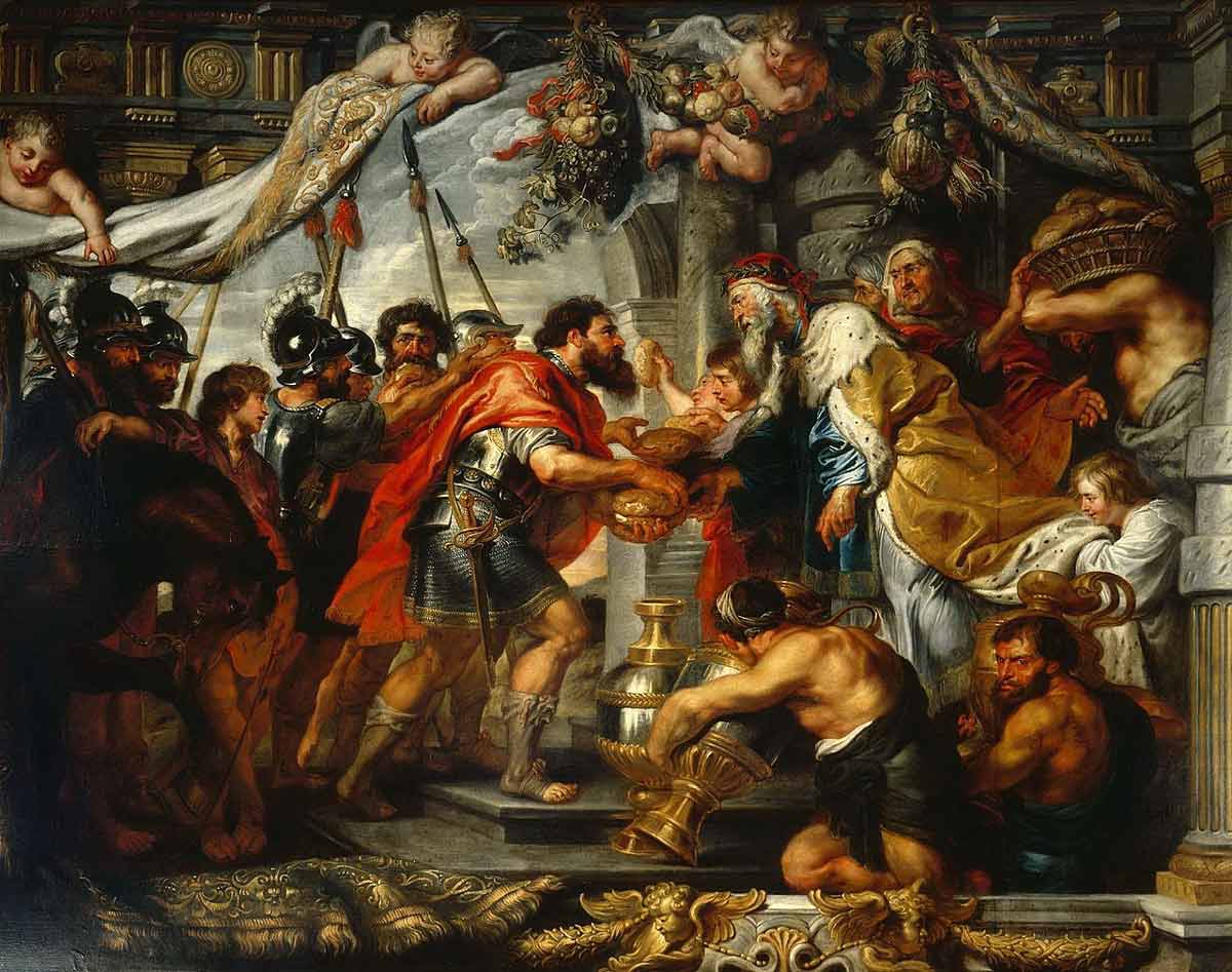 meeting abraham melchizedek rubens